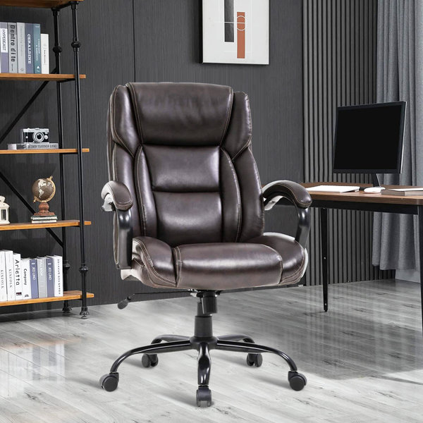 Wide comfy office chair discount